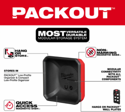 PACKOUTTM Magnetic Bin 4 Inch x 4 Inch x 2 Inch, Tool Storage Solution