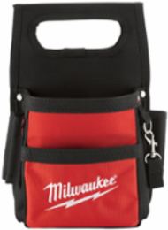 Compact Electrician's Work Pouch, 13 Pockets, 1680D Ballistic Nylon, 7 Inch Width