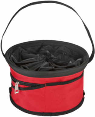 Parachute Organizer Bag, 11 Inch x 5 Inch, 6 Interior Compartments, Soft Sided