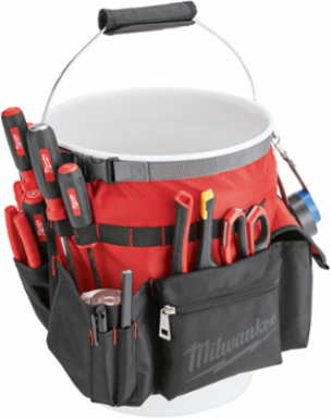 Bucket Organizer with 32 Pockets, 1680D Ballistic Material, Fits 5 Gallon Bucket