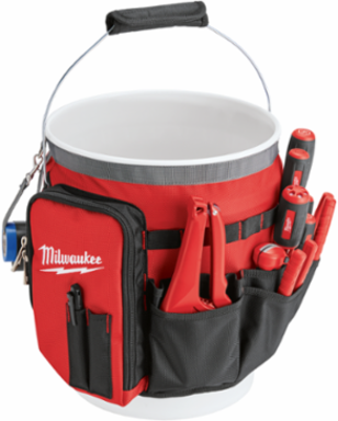 Bucket Organizer with 32 Pockets, 1680D Ballistic Material, Fits 5 Gallon Bucket