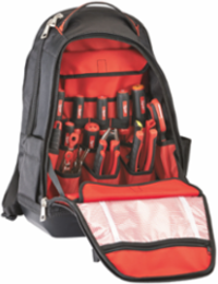 Jobsite Backpack, 1680 Ballistic Material, 35 Pockets, Laptop Sleeve for 15.6 Inch