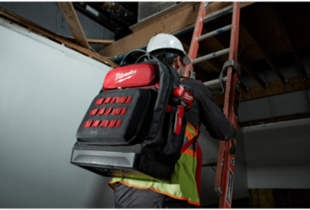 Ultimate Jobsite Backpack, 48 Pockets, 1680D Ballistic Material, 20.4 Inch Height
