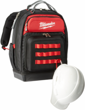 Ultimate Jobsite Backpack, 48 Pockets, 1680D Ballistic Material, 20.4 Inch Height