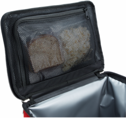 Jobsite Cooler 21.65 Quart Capacity, 15 Inch Height, 3-Compartment Design