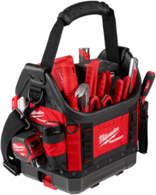 PACKOUT 10 Inch Structured Tote, 50lbs Capacity, 35 Pockets, Durable Ballistic Material