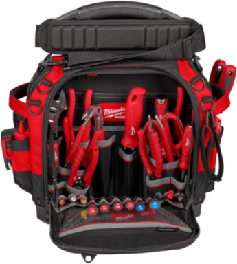 PACKOUT 15 Inch Structured Tool Bag - 50 lbs Capacity, 65 Pockets, Ballistic Material