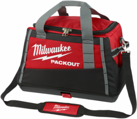 20 Inch PACKOUT Tool Bag - Tear Resistant 1680D, Soft Sided, Red/Black