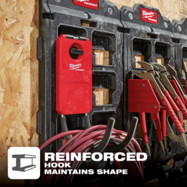 PACKOUT™ 6 Inch Curved Hook, 25lbs Weight Capacity, Reinforced Design