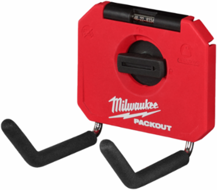 PACKOUT 4 Inch Straight Hook - 15 lbs Capacity, Reinforced, Modular Storage