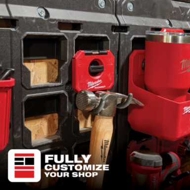PACKOUT™ 3 Inch Curved Hook with 15 lbs Weight Capacity, Reinforced Design