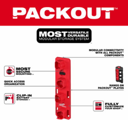 PACKOUT™ M12™ Battery Rack