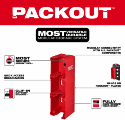PACKOUT™ M18™ Battery Rack
