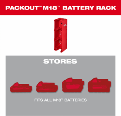 PACKOUT™ M18™ Battery Rack