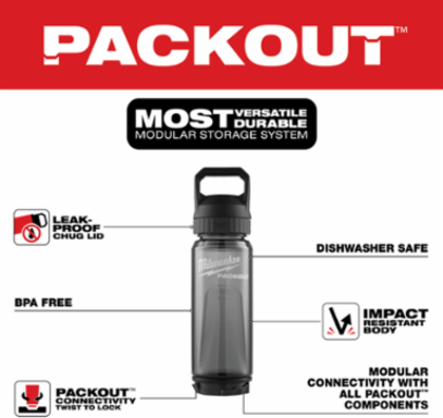 PACKOUT™ 25oz Bottle with Chug Lid