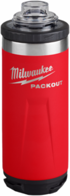 18oz Insulated Bottle with Chug Lid, Red - Dishwasher Safe, Impact Resistant