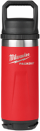 18oz Insulated Bottle with Chug Lid, Red - Dishwasher Safe, Impact Resistant
