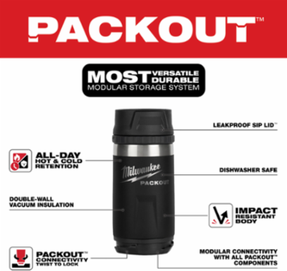 PACKOUT™ 12oz Insulated Bottle with Sip Lid
