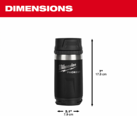 PACKOUT™ 12oz Insulated Bottle with Sip Lid