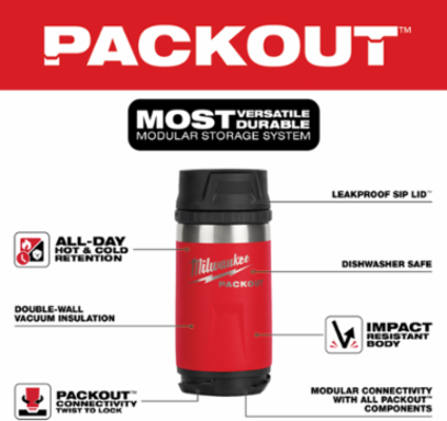 PACKOUT™ 12oz Insulated Bottle with Sip Lid