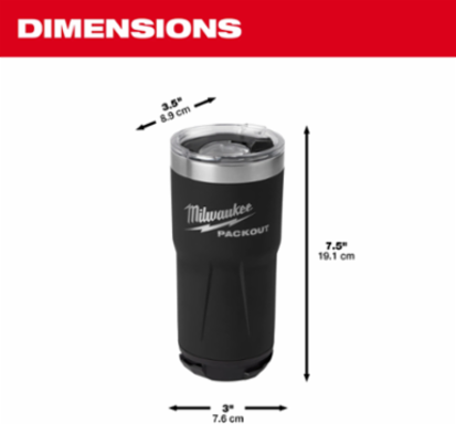 PACKOUT™ 20oz Tumbler - Black