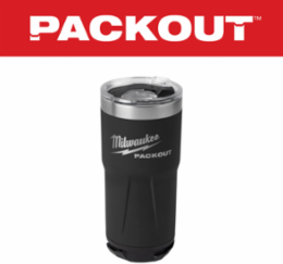 PACKOUT™ 20oz Tumbler - Black, Double Wall Vacuum Insulation, Dishwasher Safe
