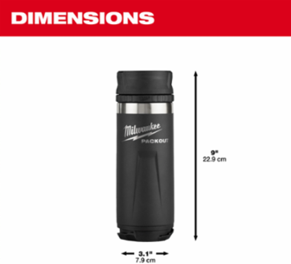 PACKOUT™ 18oz Insulated Bottle with Sip Lid