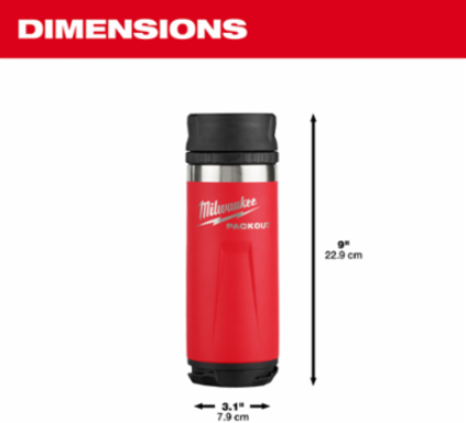 PACKOUT™ 18oz Insulated Bottle with Sip Lid