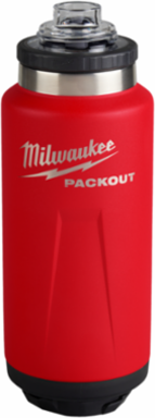 PACKOUT™ 36oz Insulated Bottle, Red, Leakproof Chug Lid, Impact Resistant