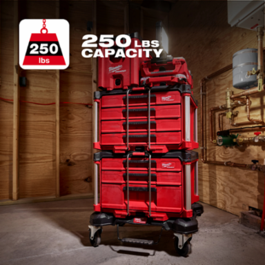 PACKOUT™ Dolly 250lbs Capacity, 4 Inch Wheels, Impact Resistant Polymers