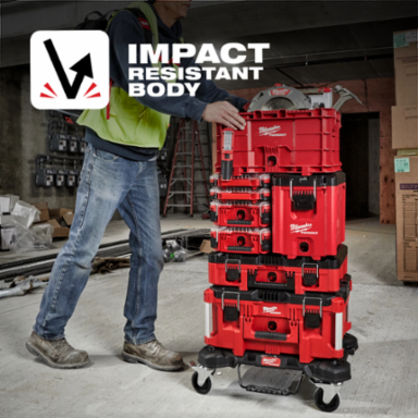 PACKOUT™ Compact Tool Box with 75lbs Capacity, 12.87 Inch Height, ABS Material