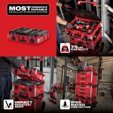 PACKOUT™ Tool Box 16.1 Inch x 22.1 Inch x 6.6 Inch, 75 lb Capacity, Plastic Construction