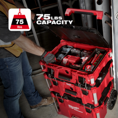 PACKOUT™ Tool Box 16.1 Inch x 22.1 Inch x 6.6 Inch, 75 lb Capacity, Plastic Construction