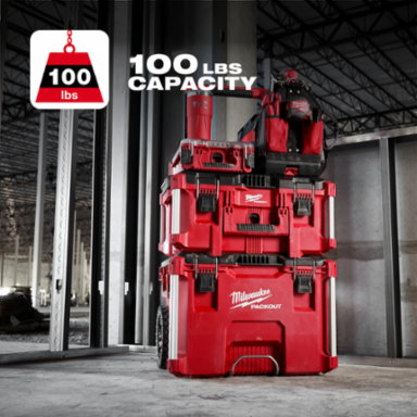 PACKOUT Large Tool Box, 11.3 Inch Height, 100 lbs Capacity, IP65 Rated