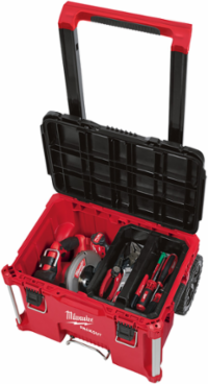 PACKOUT Rolling Tool Box, 250 lbs Capacity, 18.9 Inch Height, Red