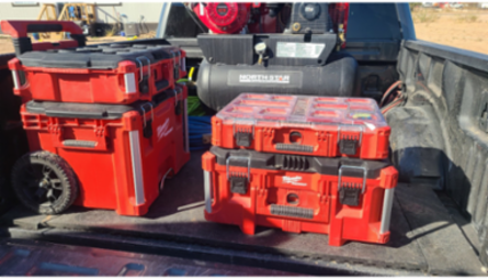 PACKOUT Rolling Tool Box, 250 lbs Capacity, 18.9 Inch Height, Red