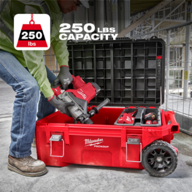 PACKOUT Rolling Tool Chest, 250 lbs Capacity, 35 Gallon, 9" Wheels