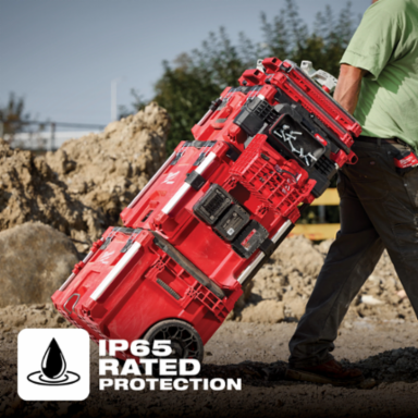 PACKOUT Low-Profile Organizer with 10 Removable Bins, IP65 Weather Seal