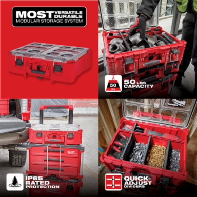 PACKOUT™ Deep Organizer - 50lb Capacity, IP65 Protection, 7 Inch Height