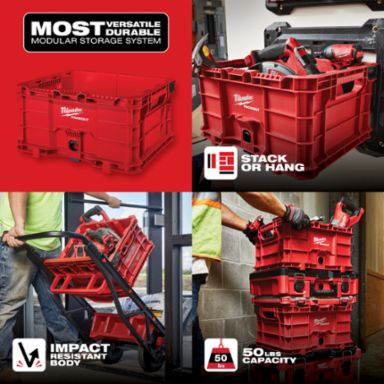 PACKOUT™ Crate 18.6 Inch x 15.4 Inch x 9.9 Inch, 50 lbs Capacity, Red
