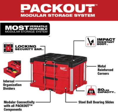 PACKOUT™ 2-Drawer Tool Box