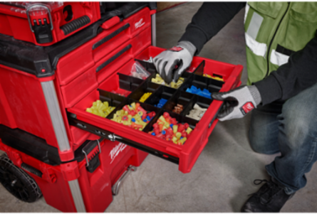PACKOUT 4-Drawer Tool Box, 50lbs Capacity, 16.3 Inch Depth