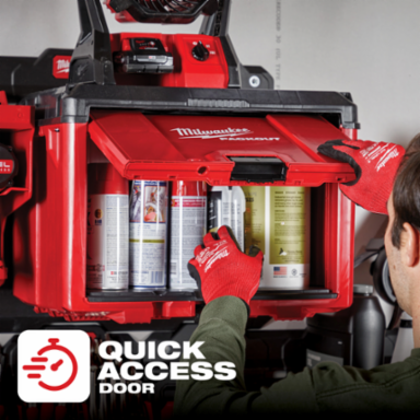 PACKOUT Cabinet - 1.25 ft³ Multi-Purpose Tool Storage, 50 lbs Capacity, Impact Resistant