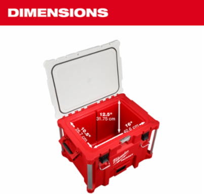 PACKOUT™ 40QT XL Chest Cooler, 22 Inch Width, IP65 Rated, 5-Day Ice Retention