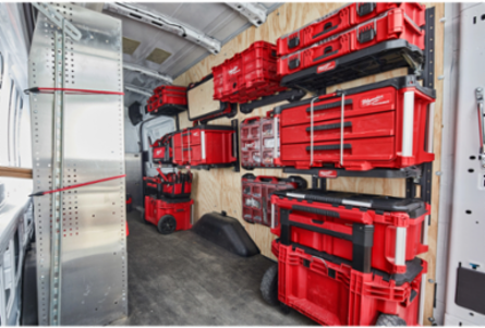 PACKOUT™ Racking Kit, 22.3 Inch Width, 50lbs Shelf Capacity, Includes E-Track