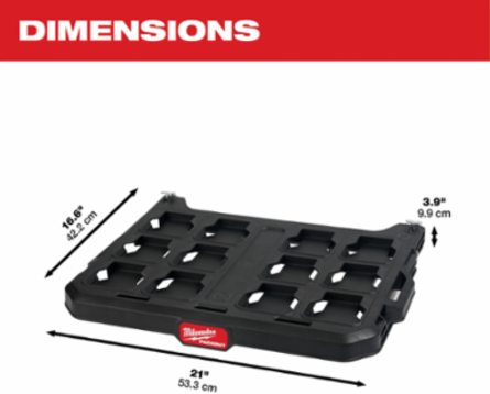 PACKOUT™ Racking Shelf, 50lb Capacity, 22.3 Inch Width, E-Track Compatible