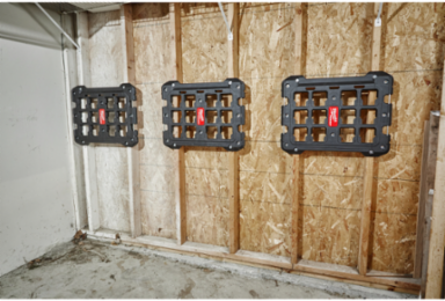 PACKOUT™ Mounting Plate, Impact Resistant Polymer, 50 lbs Wall Capacity, 100 lbs Floor Capacity, 18.4 Inch Width, 23.4 Inch Length