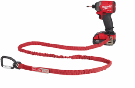 72 Inch Extended Reach Locking Tool Lanyard for Tools Up to 10 Lbs.