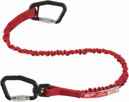 10 Lb Quick-Connect Tool Lanyard, 41.5 Inch Length, Nylon/Rubber