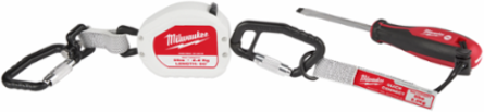 5Lb 50 Inch Retractable Tool Lanyard, Stainless Steel Components